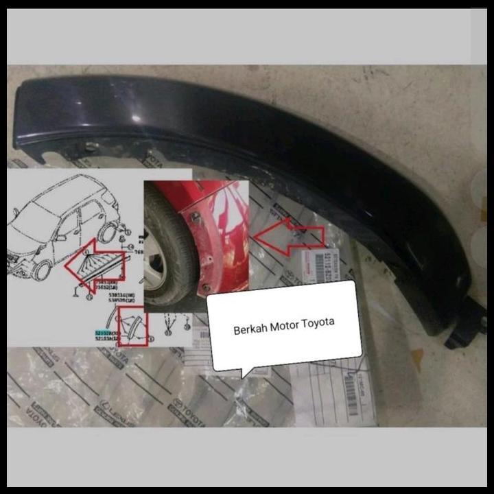 TERLARIS OVER FENDER SPOILER DEPAN RUSH TERIOS 2012 2013 2014 ORIGINAL 