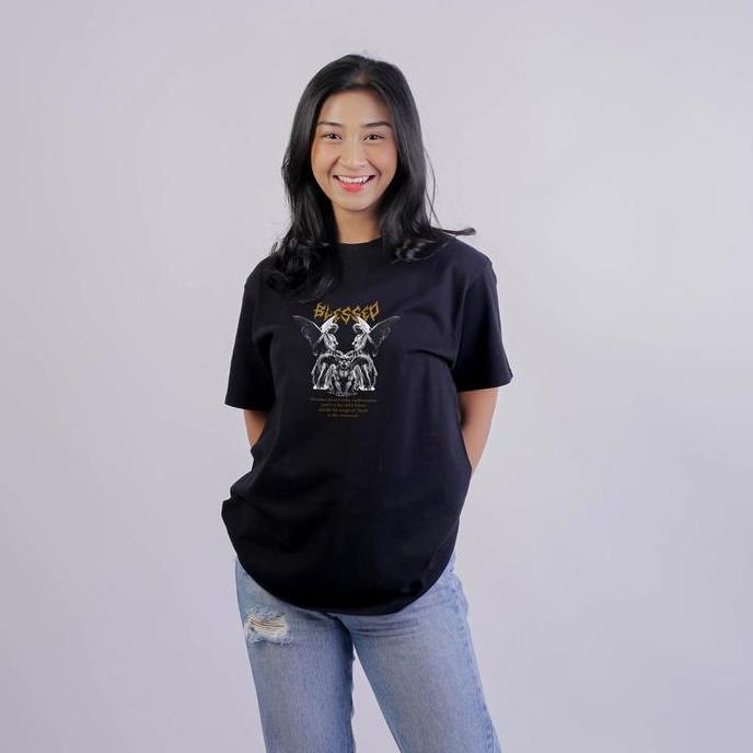 Kaos Pendek NSA Blessed Sablon Pria dan Wanita
