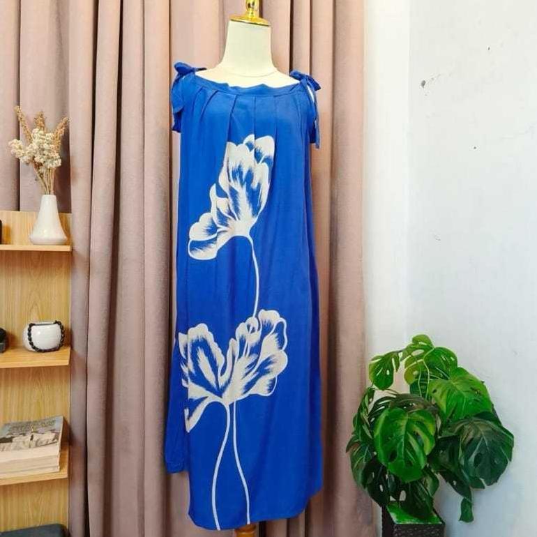 Hommy Dress Daster Kensy LD 120 Motif Bunga Daisy