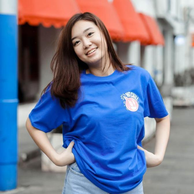 Kaos Distro NO CHILL BLUE New States Apparel 7200 Premium Cotton