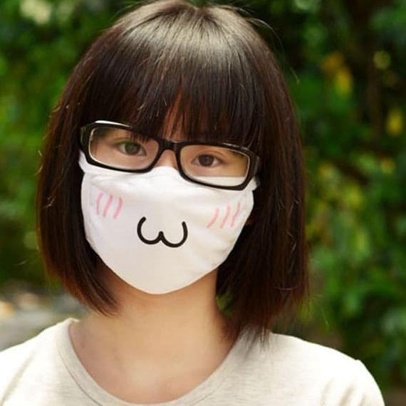 MEM masker emoticon japan mask anime ekspresi kartun lucu kaomoji