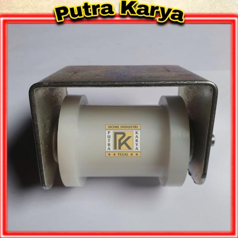 Roda Pagar UNP NILON/Roda UNP/Roda Pintu Besi NILON/Roda UNP 7CM