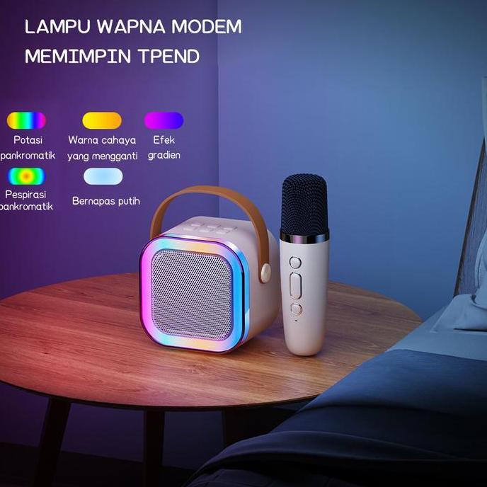 Promo K12 Karaoke Sepeker Aktif Bluetooth Karoke Speaker Bluetooth Karaoke Cod