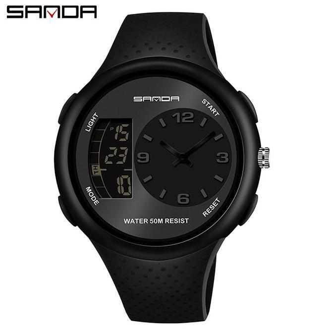 ratu_seller428 - jam tangan sport pria digital analog sanda 763