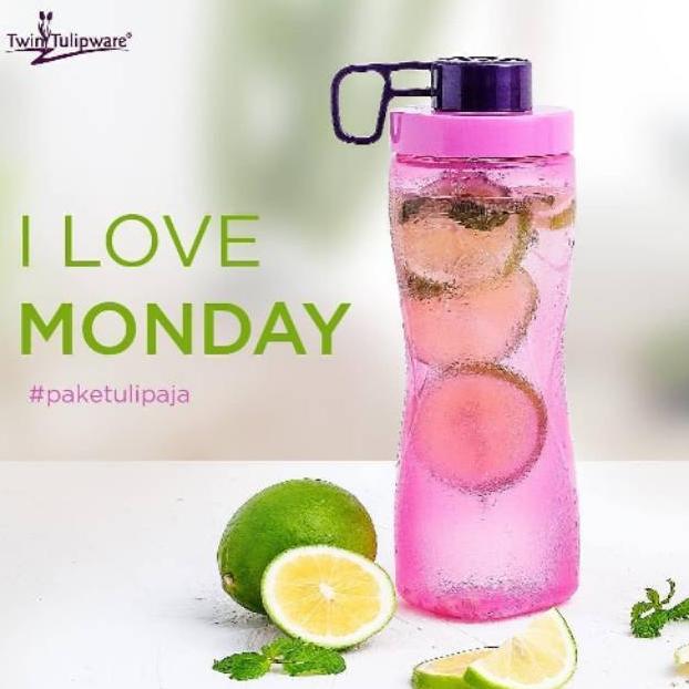 PROMO BOTOL MINUM SPLASH BOTTLE Twin tulipware