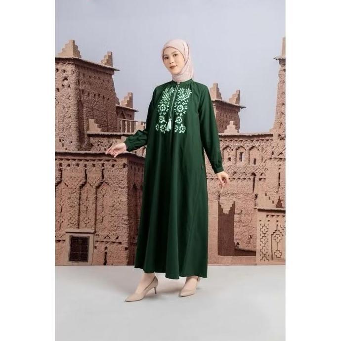 Gamis Bordir Marrakesh Elzatta Sarimbit Couple Family