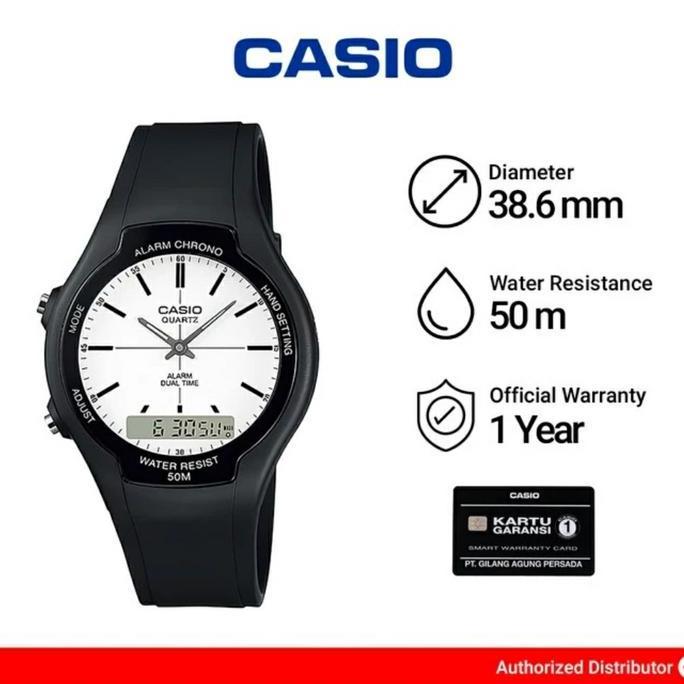 Jam Tangan Pria Casio AW-90H-7E Digital Analog