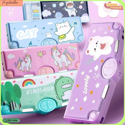 Aimilo - Kotak Pensil Anak Perempuan Tempat Pensil Anak Perempuan Kotak Pensil Multifungsi Kado Anak