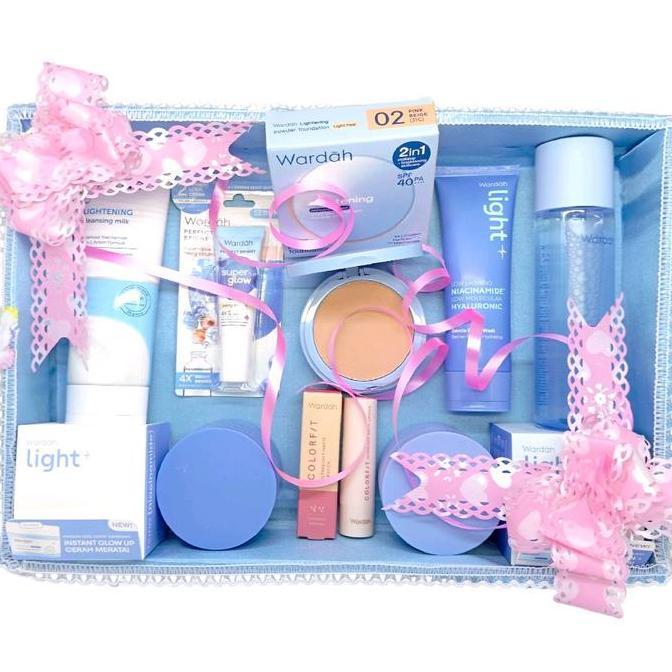 Naysillia_T - Paket Seserahan Wardah-Paket Seserahan Set Skincare/Make Up- Wardah Seserahan