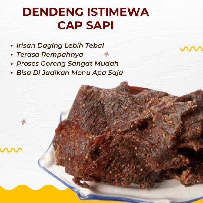 Dendeng Daging Sapi Asli Merk Cap Istimewa Original Kering