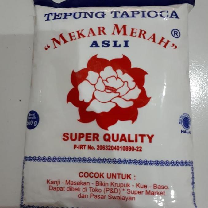 Tepung Tapioka Mekar Merah 500g