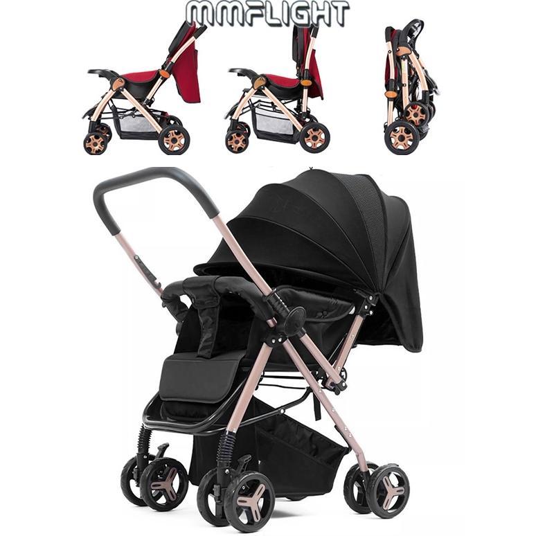 FACTORYZTA MMFLIGHT STROLLER BAYI LIPAT TRAVELLING KERETA DORONG BAYI STROLLER BABY NEWBORN 0-3 TAHU