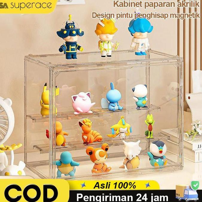 ratu_seller428 - codb kotak display penyimpanan bening kualitas tinggi figure aksi akrilik bening be