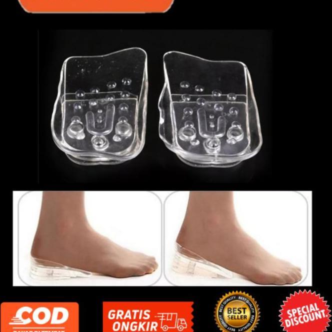 Silikon Sol Peninggi Badan / Insole Peninggi Badan / Insole Peninggi Badan Invisible / Peninggi Bada