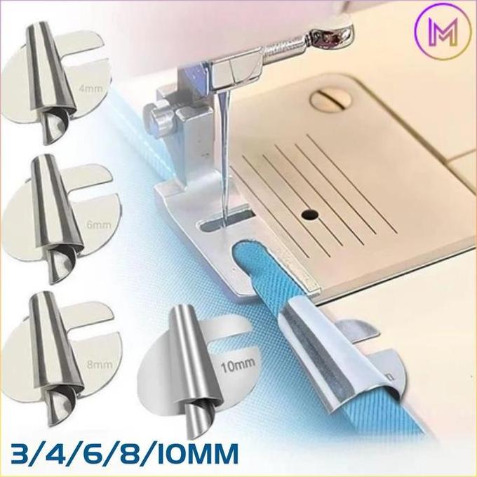 ERTTOLIN Corong Kelim Mesin Jahit High Speed Corong /Sepatu Corong Lipat Mesin Jahit Corong Kelim Me