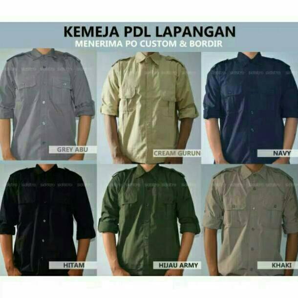 Bagus Cod Kemeja Pdl Lapangan Baju Kerja Outdoor Tactical Hiking Gunung Safety Lengan Panjang