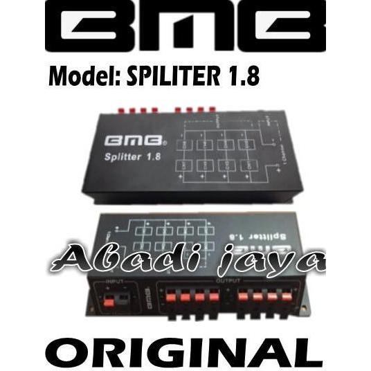 Promo Bmb Splitter 1.8 1 In 8 Out Pembagi Speaker 4 Set Original Cod