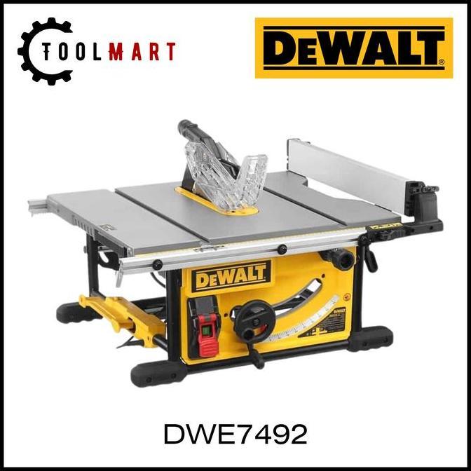 Murah Dewalt Dwe7492 Mesin Gergaji Potong Kayu Meja Table Saw 10 Inch 254Mm Dwe 7492