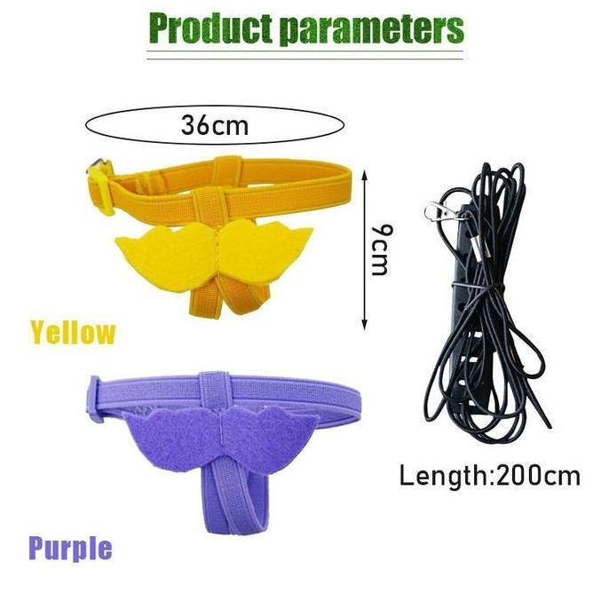 POIRENS Tali Harness Burung Outdoor Tali Pengikat Harnes Burung Parrot Love Bird Cockatiel Jalak