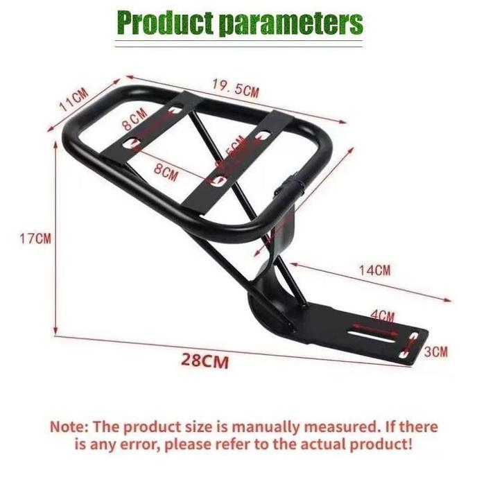 FERAYPO Breket Bracket Box Motor Sepeda Listrik Belakang