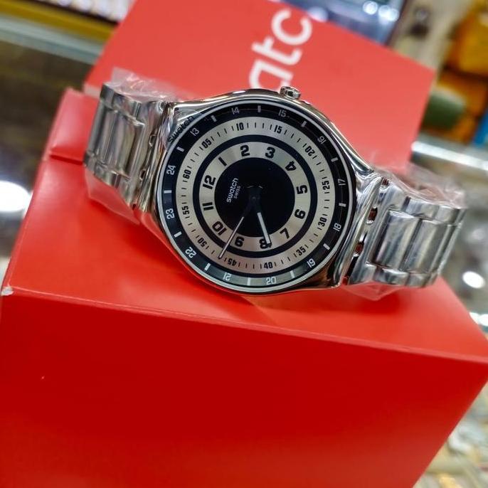Ready  Jam Tangan Pria SWATCH Irony SS07S121G RINGS OF IRONY Original MAP