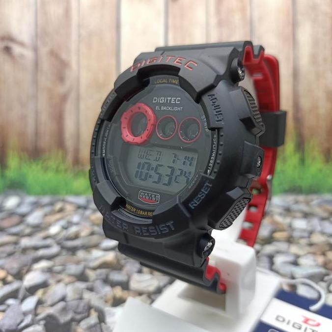 Ready  DIGITEC ORIGINAL Jam Tangan Pria Karet DIGITEC Digital DG-5021T Keren