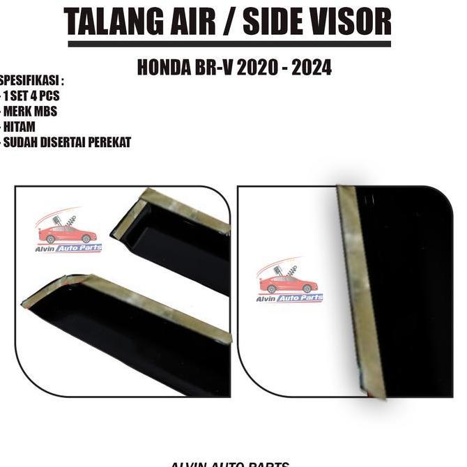 Talang Air Brv 2022 - 2024 / Side Visor Honda Brv / Accessories Brv 2020 - 2024