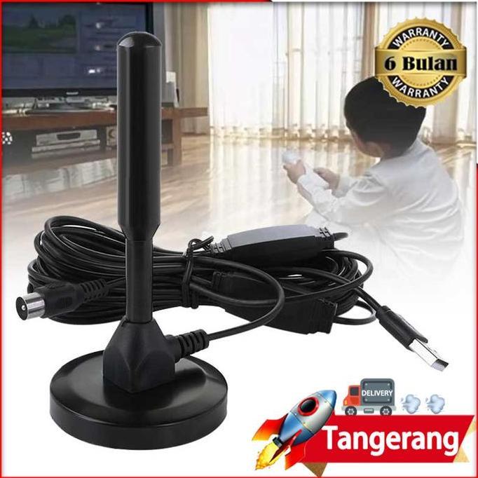 MIMUNASA Antena TV USB Digital Antena Rumah Mobil Antena Booster Portable