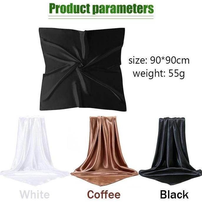 POIRENS Hijab Pashmina Cardenza Silk Pashmina Satin Silk Pashmina Cardenza Luxury Silk