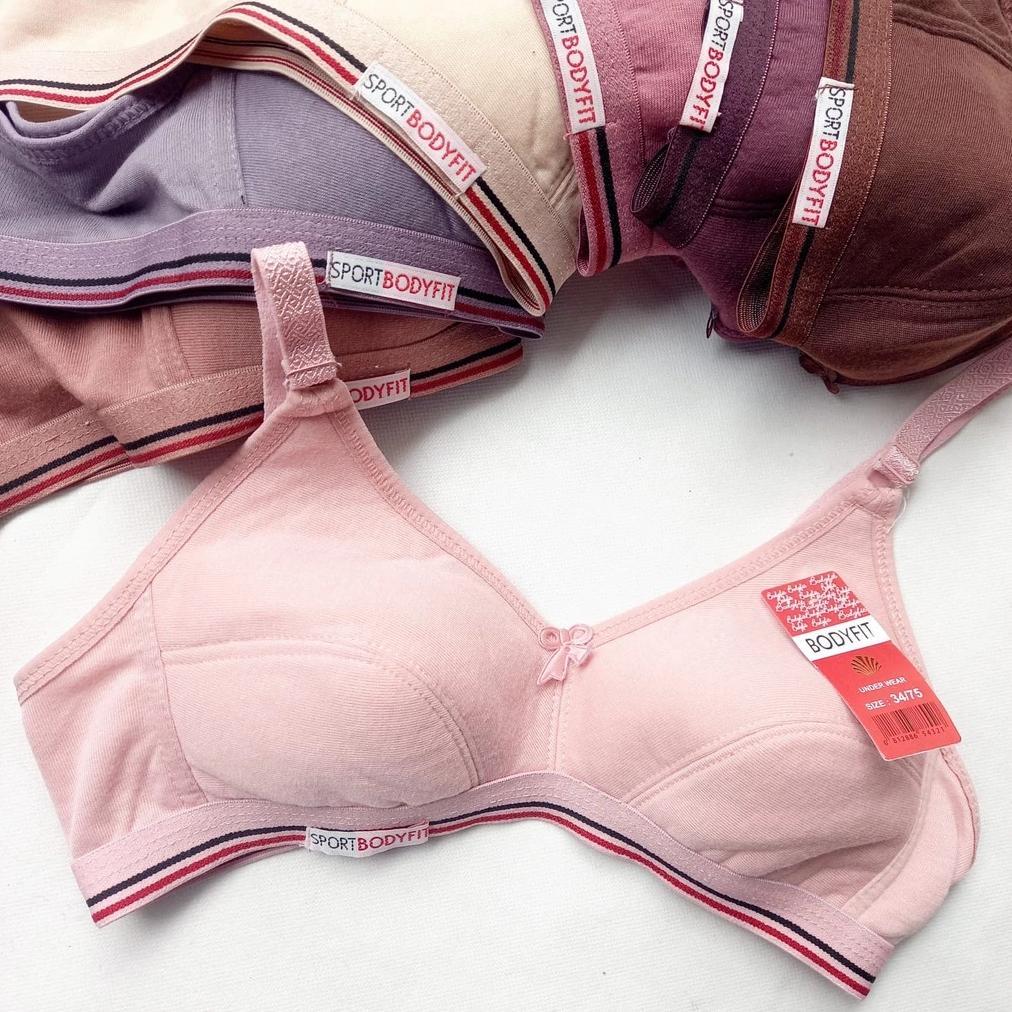 TERMURAH Sport Bra Pakaian Dalam Wanita High Quality Tanpa Kawat dan Busa Merk Febri, Najwa & BH Plu