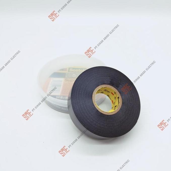 Isolasi Solasi 3M Scotch Super 33+ Electrical Tape