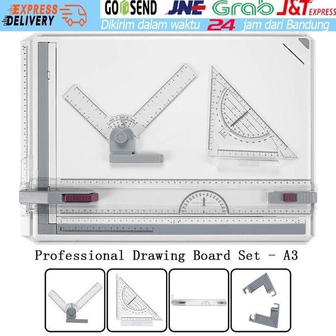 AYOBAKUL Terpercaya Meja Gambar Arsitek A3 Professional Drawing Board A3