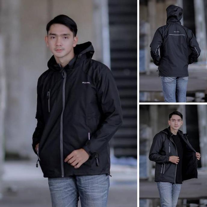 THE BOJIEL Jaket Pria Outdoor Mat Waterproof 100% Original Jaket Parasut Pria Windbreakers Jaket Spo