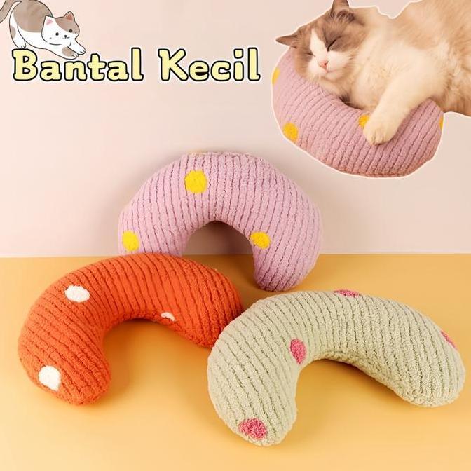 YUZABA Bantal Kucing Bantal Kecil Kucing Bantal Hewan Bantal Tempat Tidur Kasur Kucing Anjing  Alas 