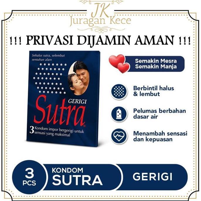 XLOGIPO Kondom Sutra Gerigi - Isi 3 Pcs