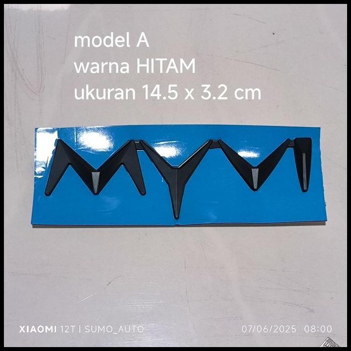 TERBARU EMBLEM TULISAN MYVI PERODUA MYVI SIRION VERSI MALAYSIA 