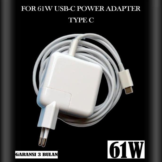 Adaptor Charger Laptop Apple Macbook Pro 13 inch 2016 2017 2018 USB-C