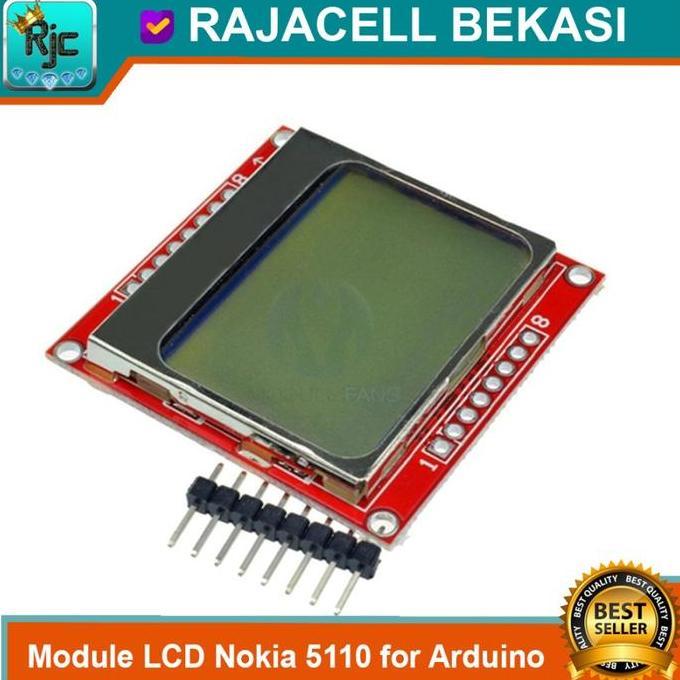 Red LCD Nokia 5110 Display for Arduinoo DIY Project