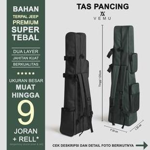 YEVISANTE - TAS PANCING BAHAN TEBAL DAN PREMIUM BAHAN KANVAS TERPAL JEEP 120CM