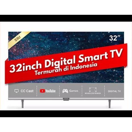 DORRLASTORE LED TV COOCAA COCA COOCA COCAA 32INCH 32 INCH 32S3U 32S3 U 32S3U 32S3U SMART DIGITAL SAL