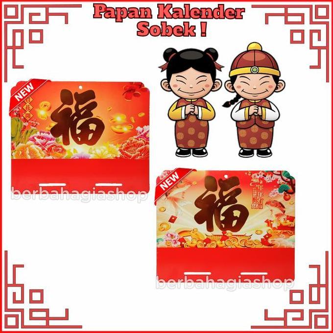 Goplan- Kalender Sobek Hongkong China Tahun 2024 Chinese Tanggalan Hong Kong