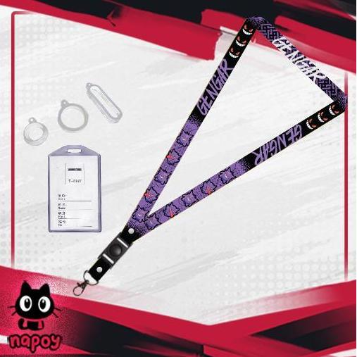 Goplan- Lanyard Id Card Pod Anime Pokemon Gengar