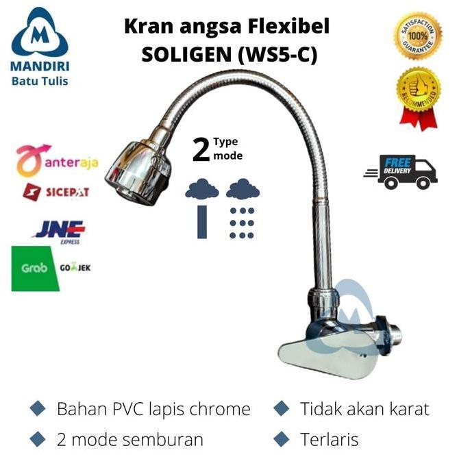 Kran leher angsa flexible cuci piring / Kran Angsa Flexible Soligen