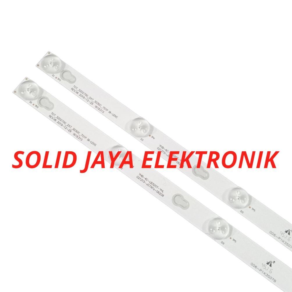 CUCI GUDANG BACKLIGHT TV LED TCL 32 INC 32D2700 LAMPU BL 32D 2700 7K 6V 7LED 32INC 32IN 32INCH 7 KAN