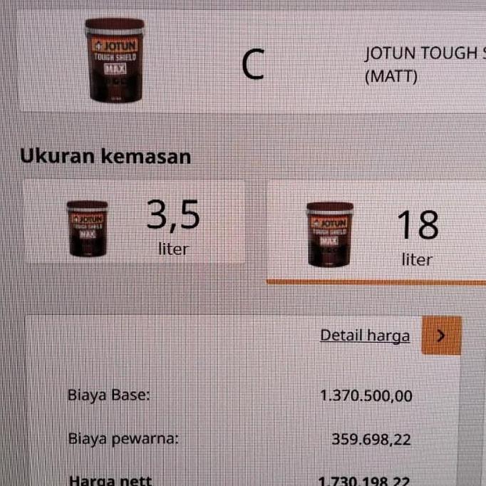 JOTUN TOUGH SHIELD MAX BASE C 18L -BLACK