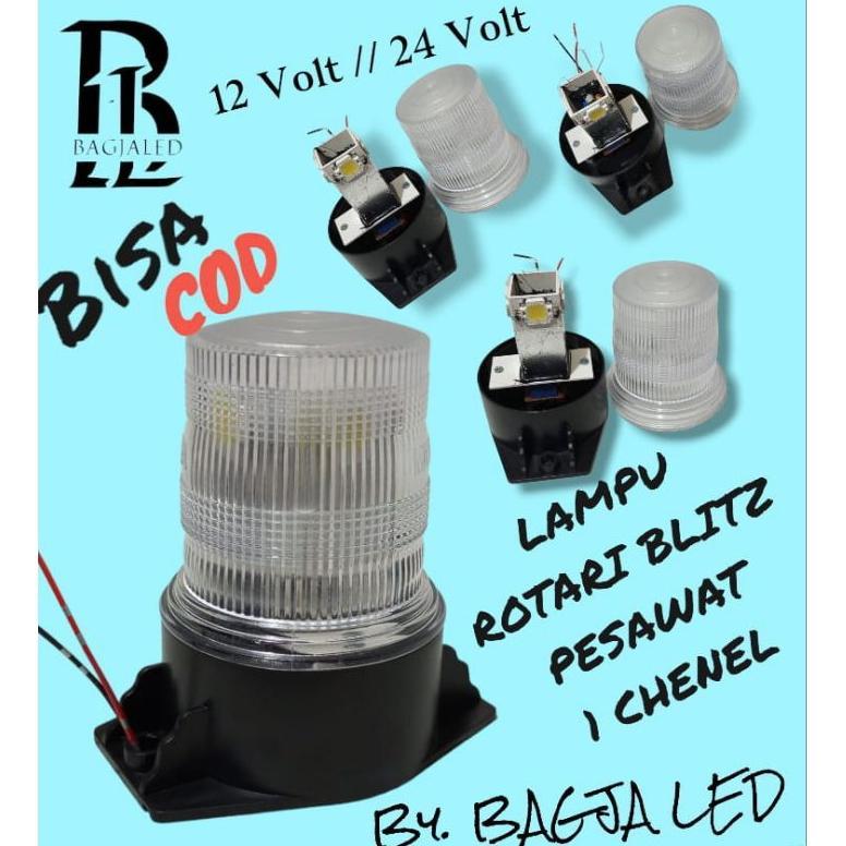 NEW ROTARY BLITZ PESAWAT TERANG 12-24VOLT (Rakitan) toples/mika kecil [terbaik][terlaris]