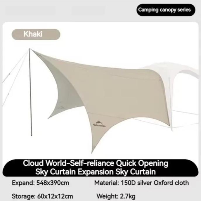 EXTEND FLYSHEET NATUREHIKE BUAT SHELTER TENT NATUREHIKE