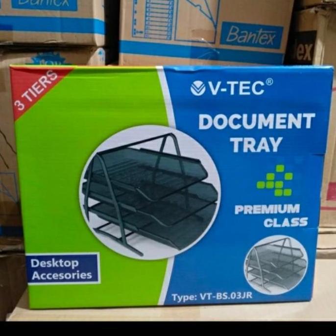 Document tray 3 susun besi v tech