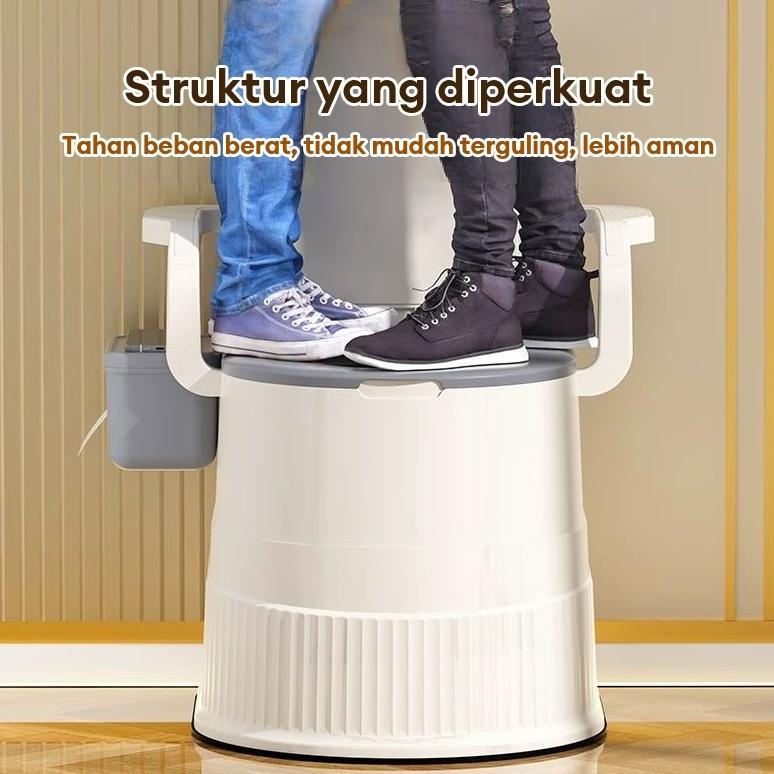 Salvo Closet Jongkok Closet Duduk Toilet Portable Kursi Toilettraining Anak Pispot Dewasa Wanita