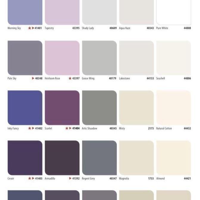 CAT DULUX PENTALITE 2.5L / YELLOW BIRD / BLUE BELL WHITE / APPLE WHITE